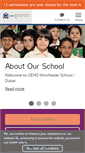 Mobile Screenshot of gemswinchesterschool-dubai.com